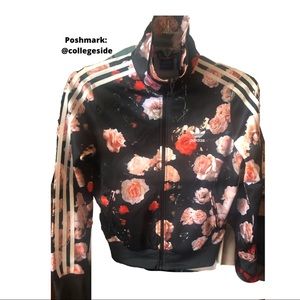 Adidas Originals Firebird Tracktop Floral Roses Women Size S